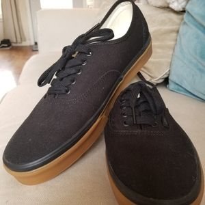 Vans Auth. Canvas Black/Gum SZ 10 Men